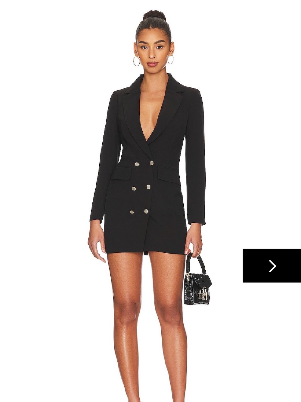 superdown Black Madeline Blazer Dress